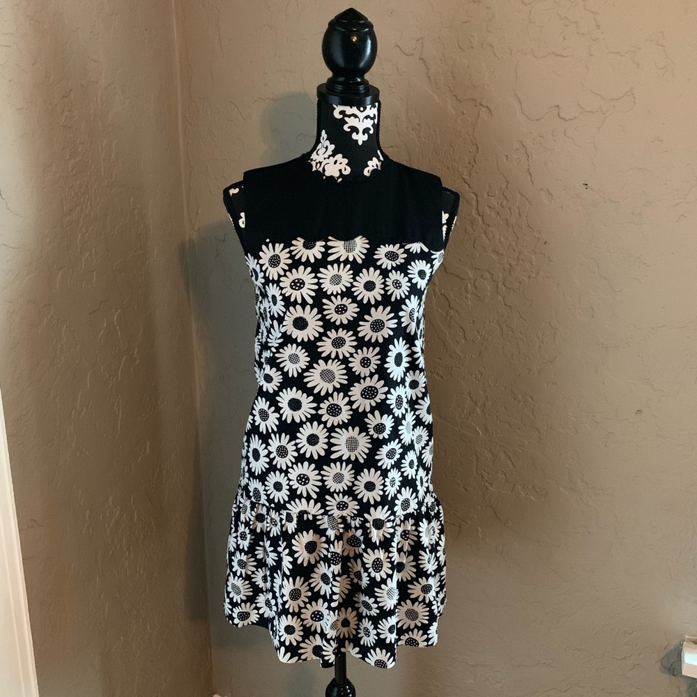 Victoria Beckham For Target B&W Dress UK Sz XL